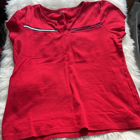 Tommy Hilfiger v neck T shirt - Picture 6 of 10